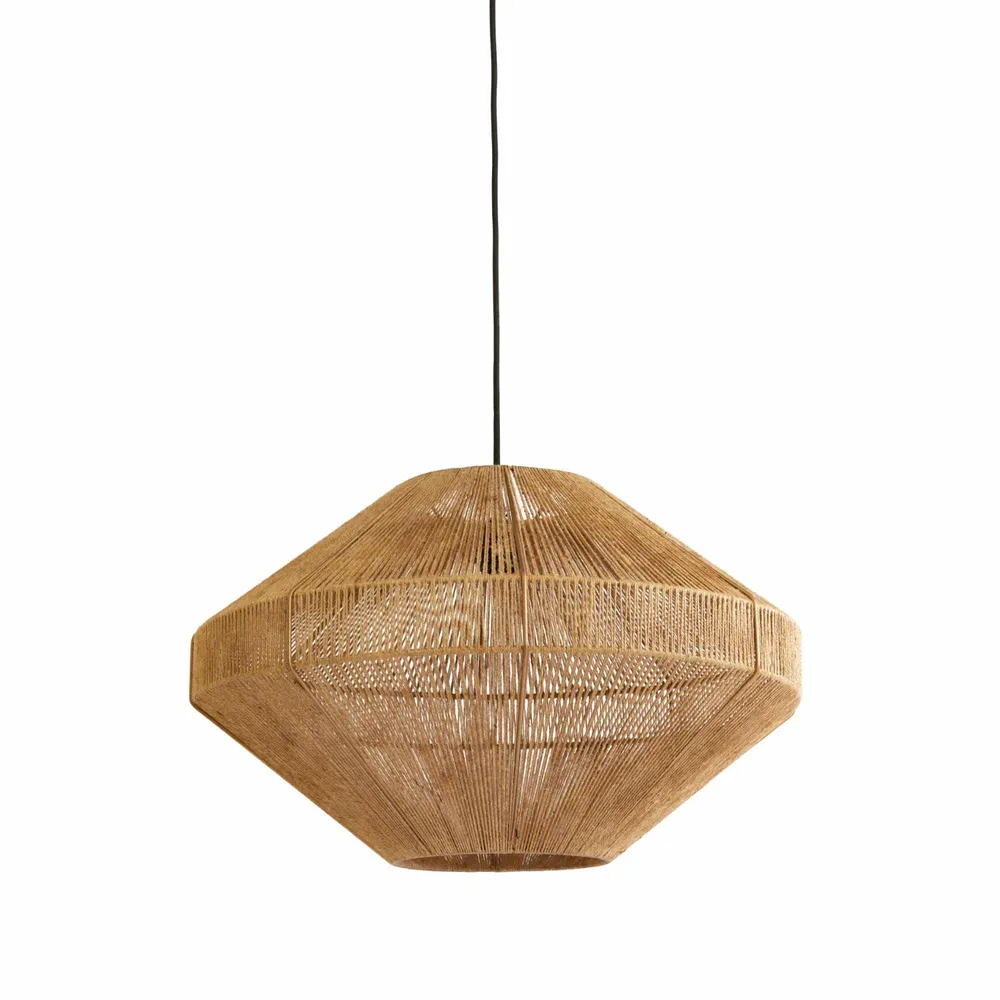 Light & Living hanglamp Mallow - bruin - Ø60cm