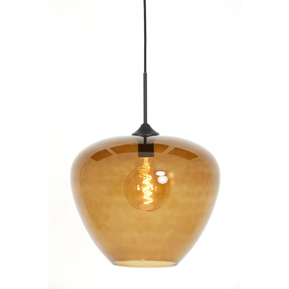 Light & Living hanglamp Mayson - bruin - Ø40cm