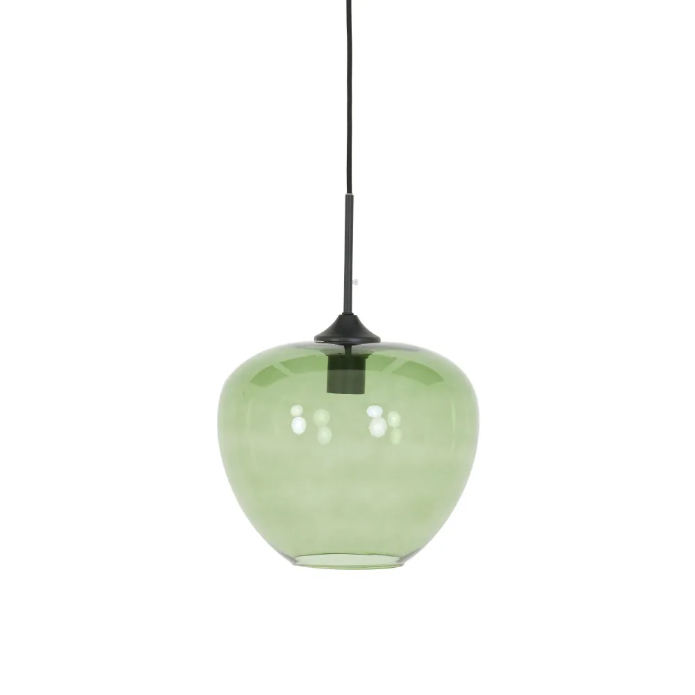 Light & Living hanglamp Mayson - groen - Ø30cm