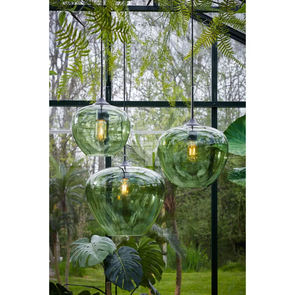 Light & Living hanglamp Mayson - groen - Ø30cm