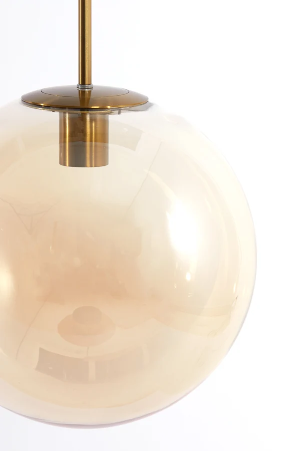Light & Living hanglamp MEDINA - oranje - 120x30x30cm