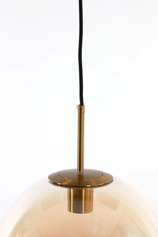 Light & Living hanglamp MEDINA - oranje - 120x30x30cm