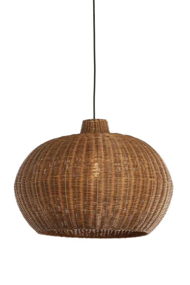 Light & Living hanglamp MELZOR - bruin - Ø55x40.5cm