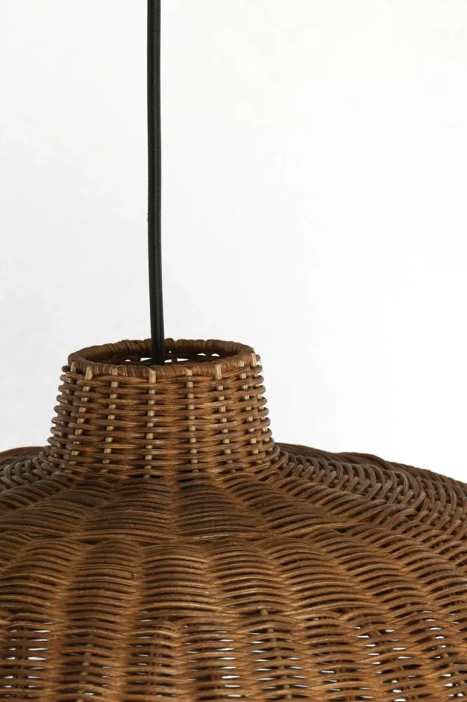 Light & Living hanglamp MELZOR - bruin - Ø55x40.5cm