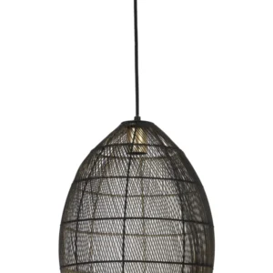 Light & Living hanglamp Meya - 30x30x37 - zwart