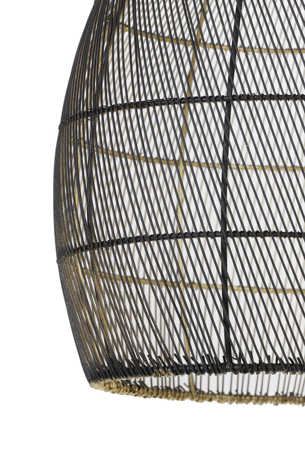 Light & Living hanglamp Meya - 30x30x37 - zwart