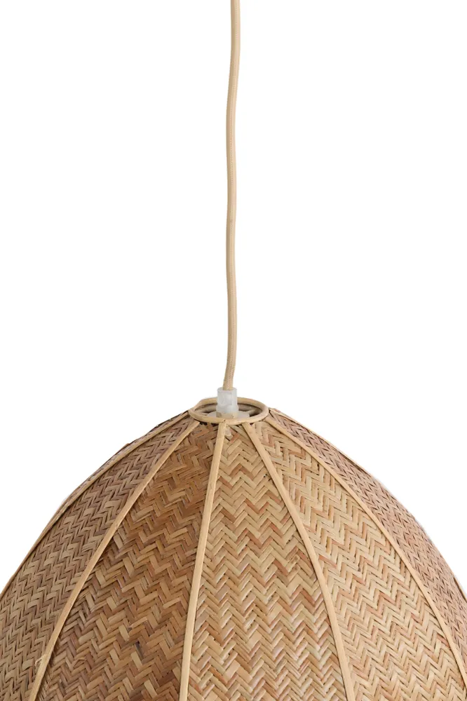 Light & Living hanglamp MILATOS - bruin - Ø38x51cm