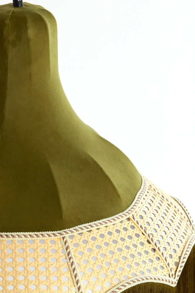 Light & Living hanglamp MIZIA - groen - Ø50x44.5cm