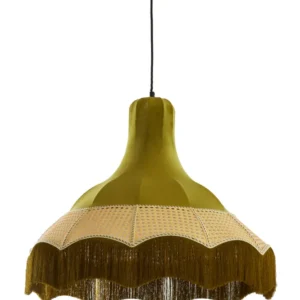 Light & Living hanglamp MIZIA - groen - Ø60x53cm
