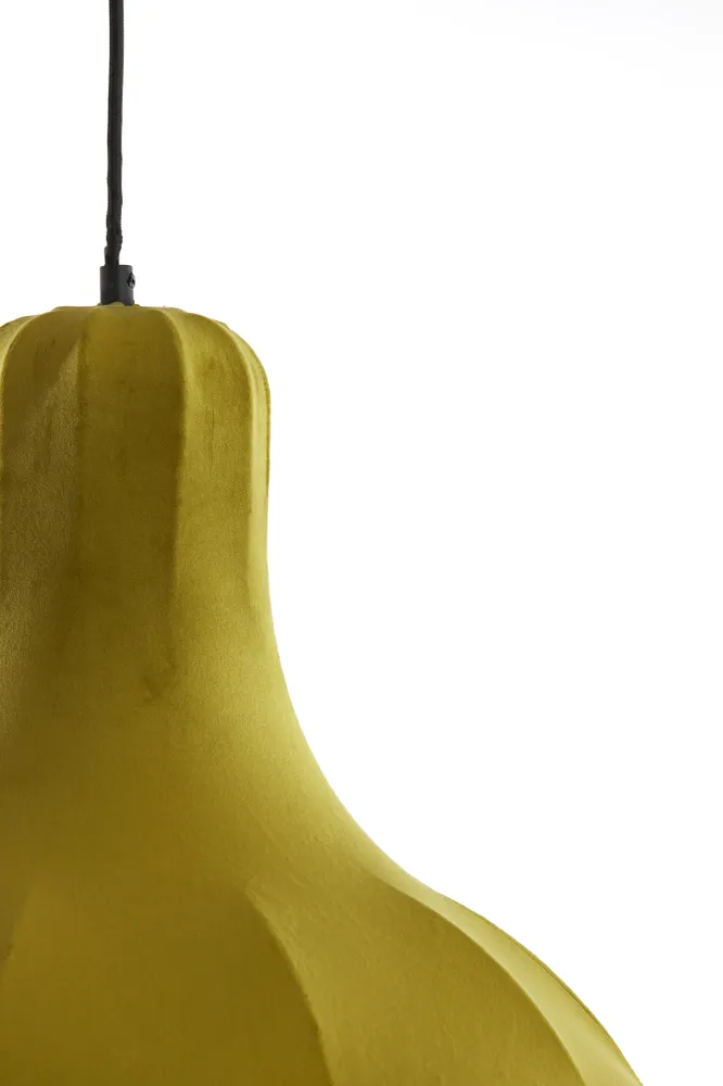 Light & Living hanglamp MIZIA - groen - Ø60x53cm