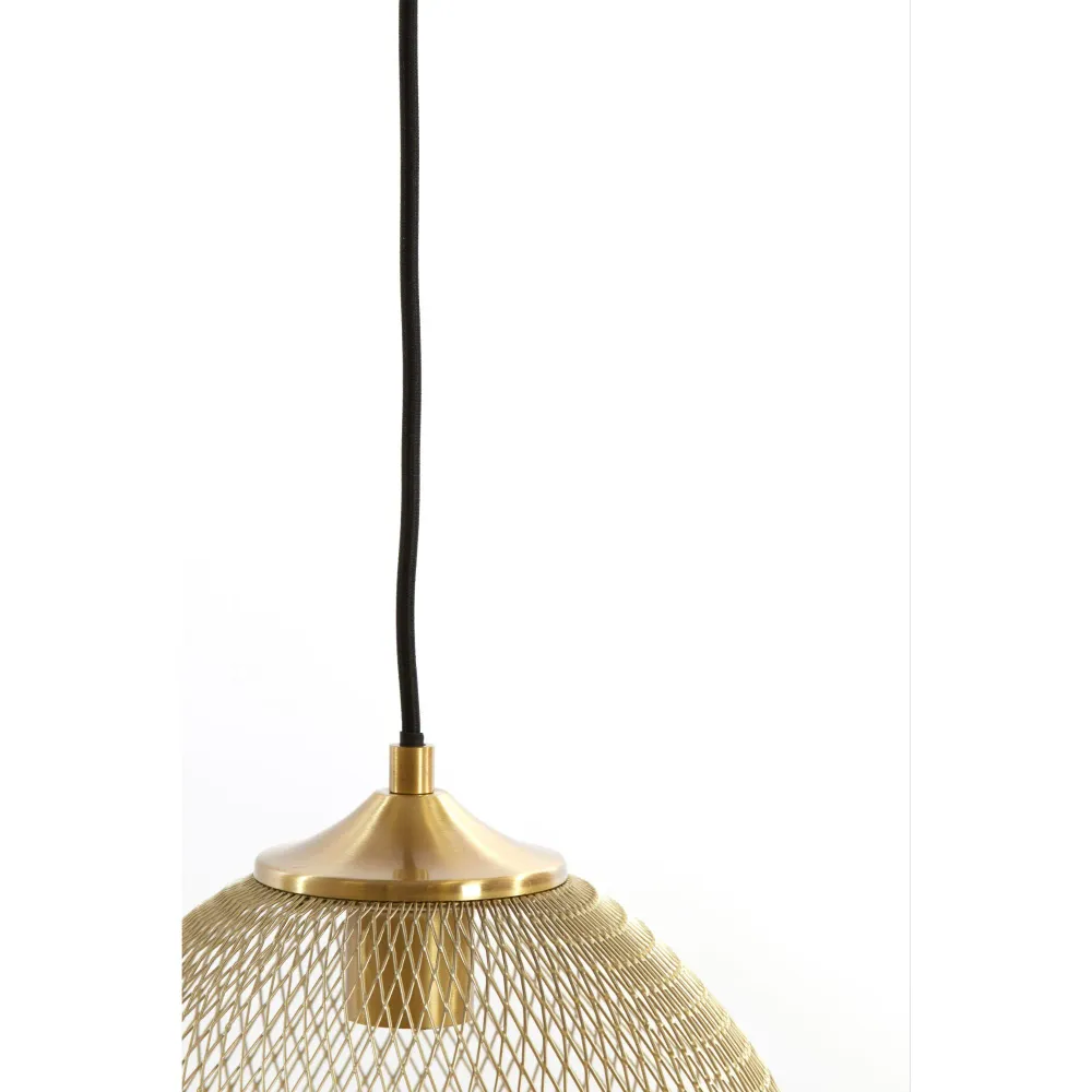 Light & Living hanglamp Moroc - goud - 30x104x34cm