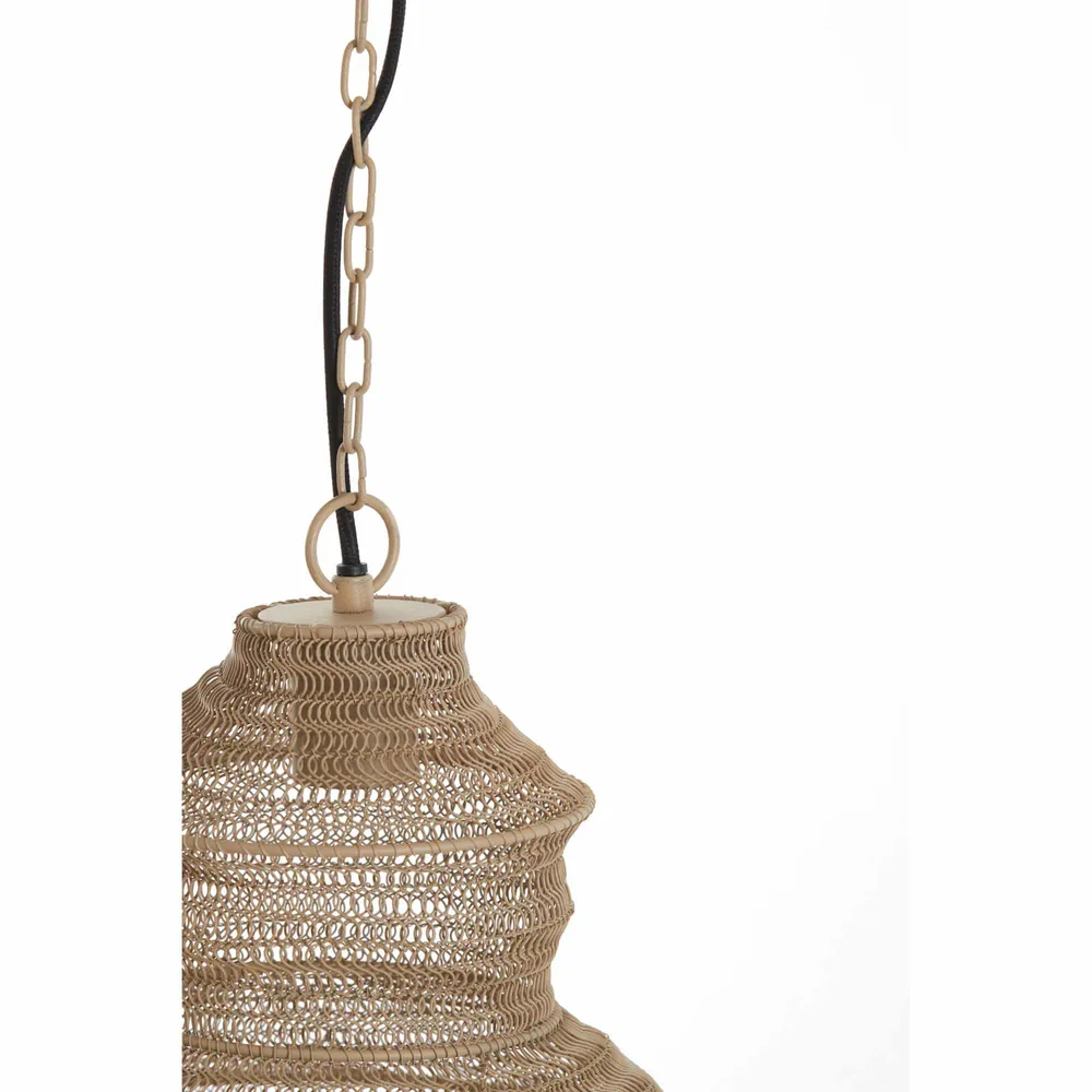 Light & Living hanglamp Nakisha - bruin - Ø40cm