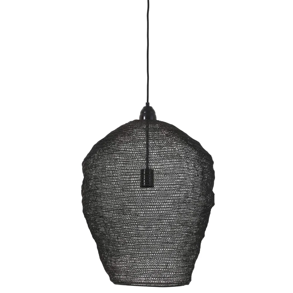 Light & Living hanglamp Nikki - zwart - Ø45cm