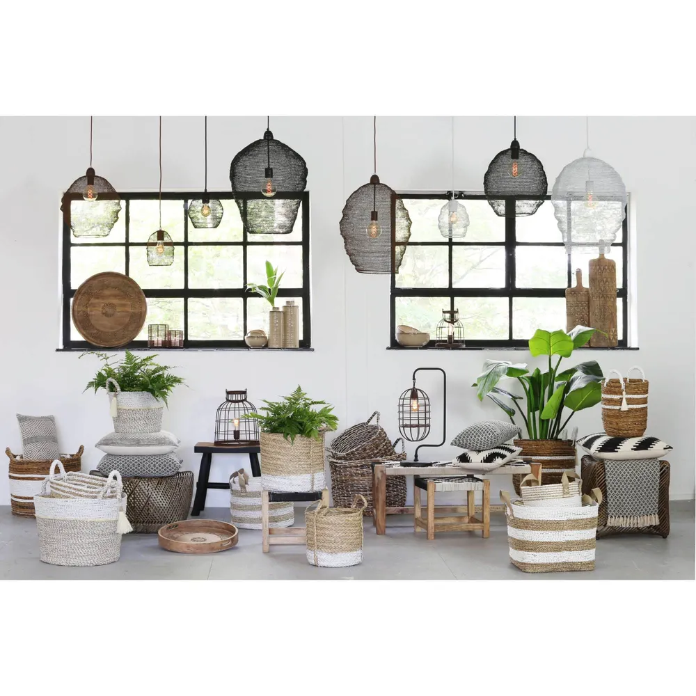 Light & Living hanglamp Nikki - zwart - Ø45cm