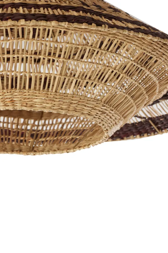 Light & Living hanglamp OWANA - bruin - Ø80x30cm