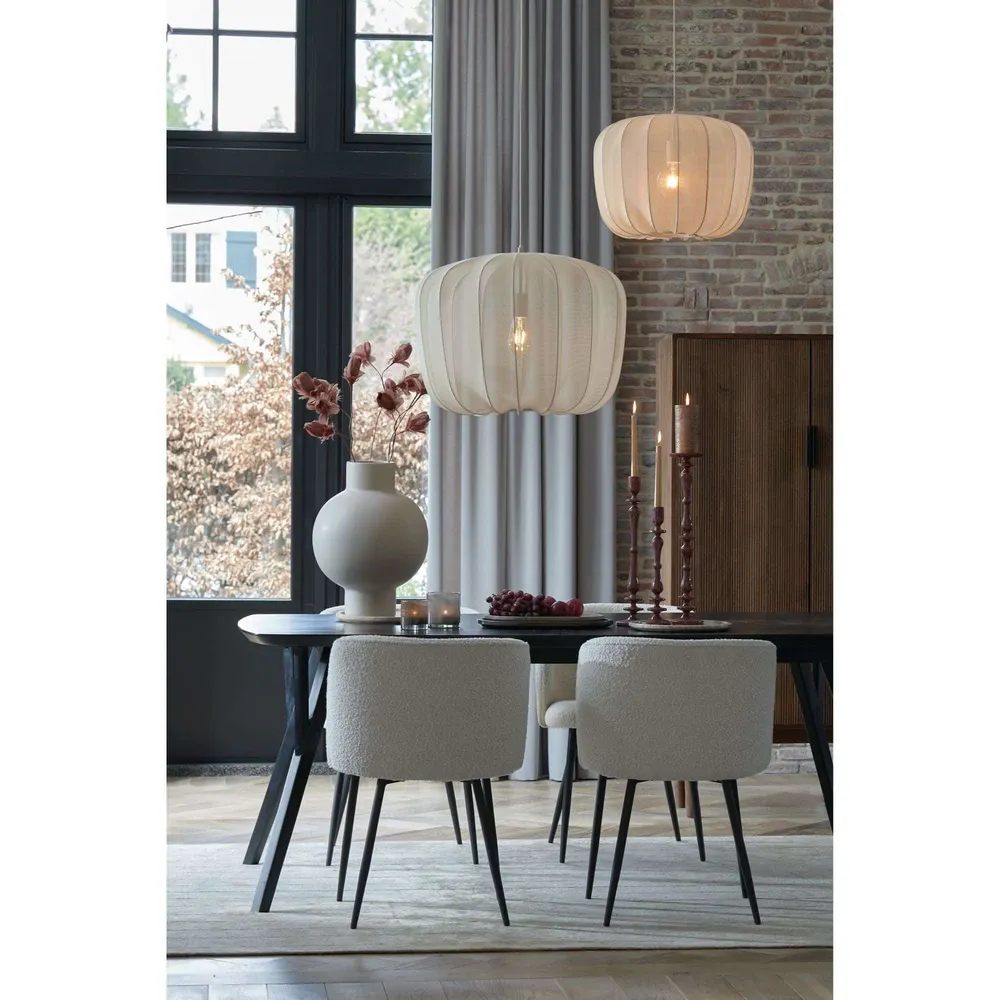 Light & Living hanglamp Plumeria - beige - Ø50cm