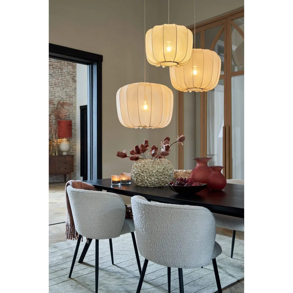 Light & Living hanglamp Plumeria - beige - Ø50cm