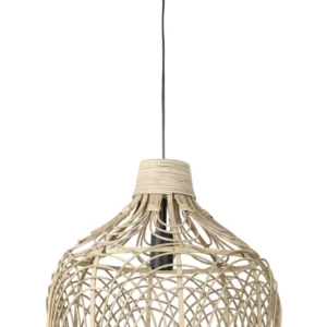 Light & Living - Hanglamp POCITA - Ø42x35cm - Bruin