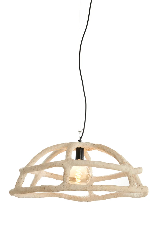 Light & Living hanglamp PORILA - bruin - Ø70x38cm