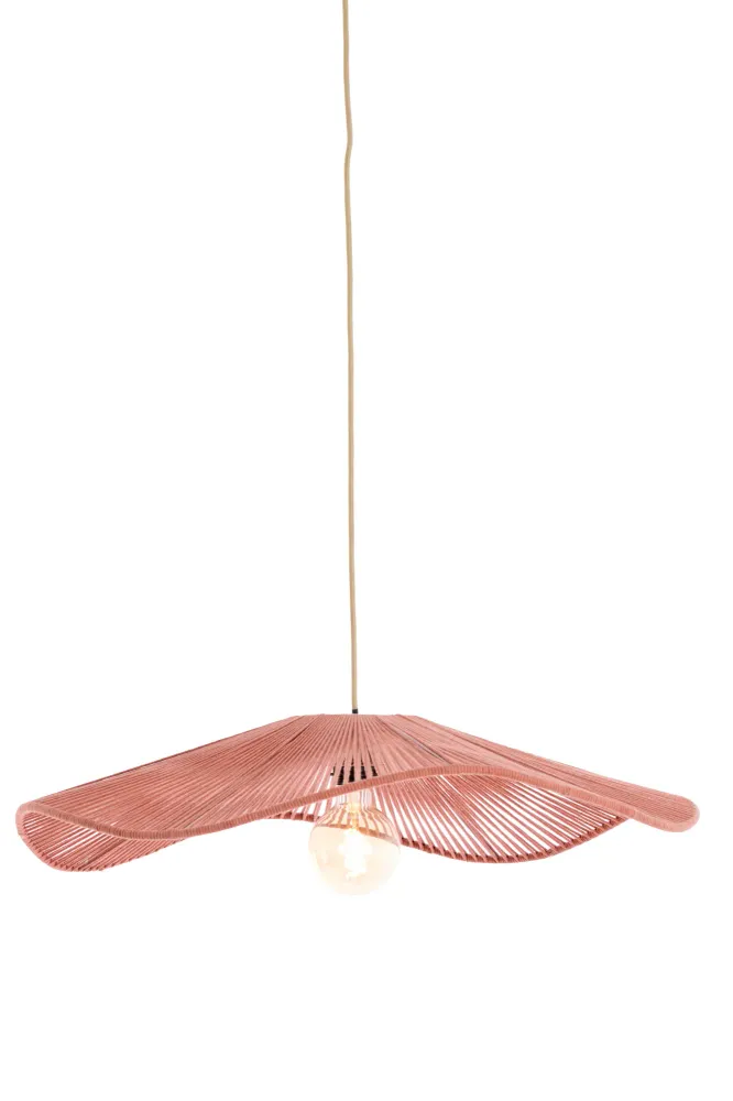 Light & Living hanglamp RAFA - oranje - Ø70x15cm
