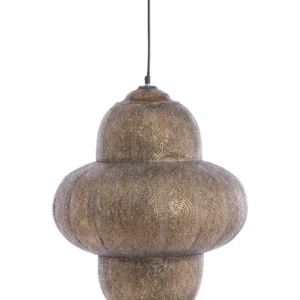 Light & Living hanglamp RYOTA - bruin - Ø42x50.5cm