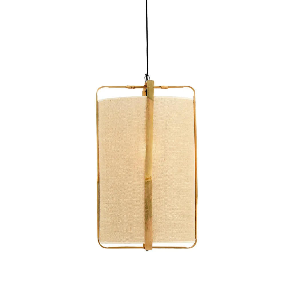 Light & Living hanglamp Sendai - zand - Ø42cm