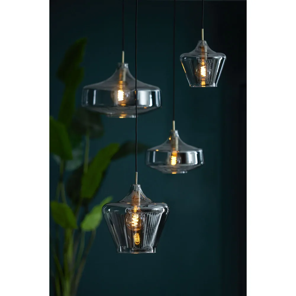 Light & Living hanglamp Solly - brons - Ø30cm