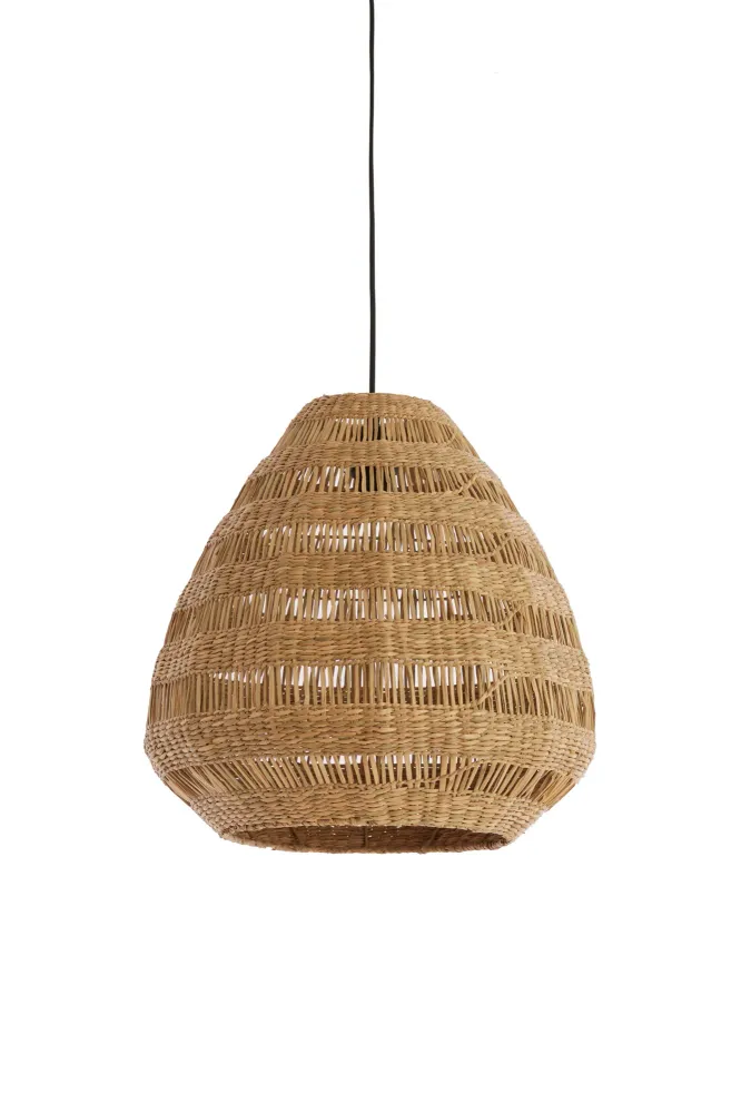 Light & Living hanglamp SOLUNA - bruin - Ø47x46cm