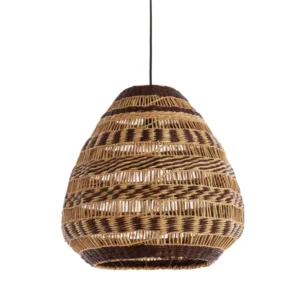 Light & Living hanglamp SOLUNA - bruin - Ø47x46cm