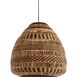 Light & Living hanglamp SOLUNA - bruin - Ø56x55cm