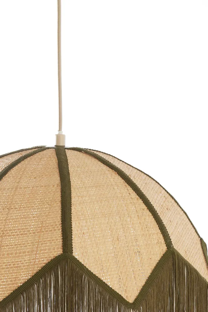 Light & Living hanglamp SULINA - groen - Ø45x32.5cm