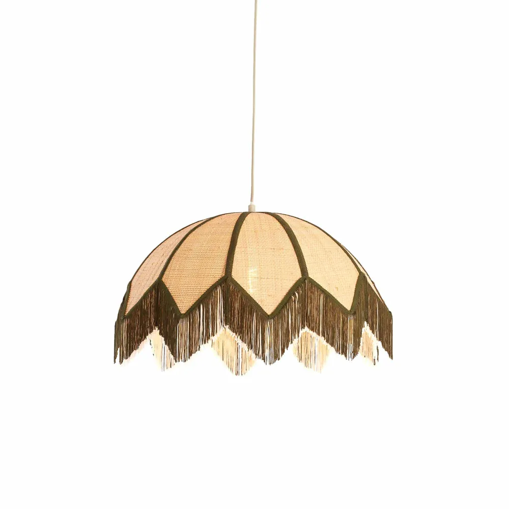 Light & Living hanglamp Sulina - groen - Ø55cm