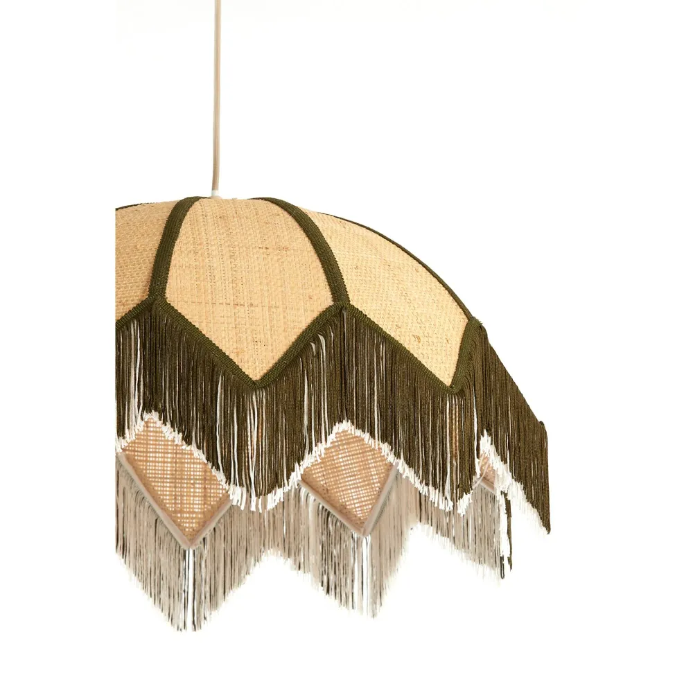 Light & Living hanglamp Sulina - groen - Ø55cm
