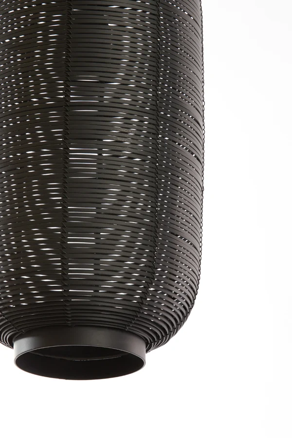 Light & Living hanglamp TOMEK - zwart - Ø21x44cm