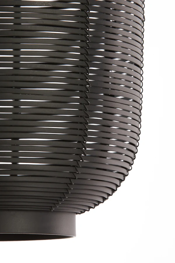 Light & Living hanglamp TOMEK - zwart - Ø21x44cm