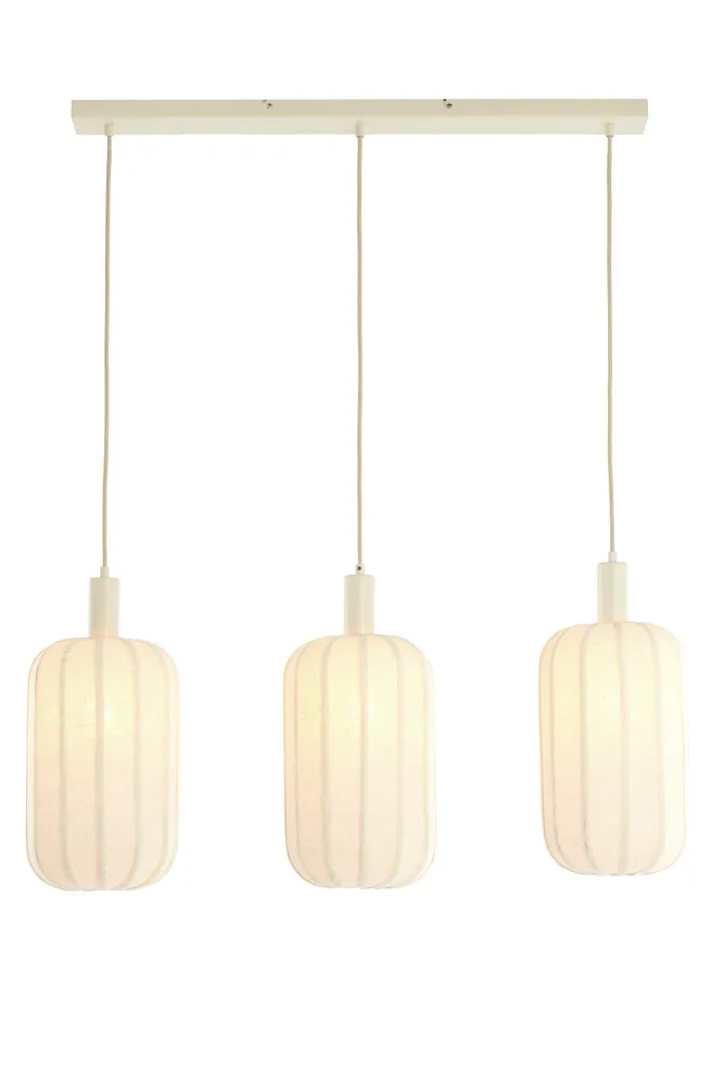 Light & Living hanglamp TUFIA - wit - 80x21x34cm