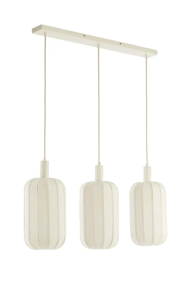 Light & Living hanglamp TUFIA - wit - 80x21x34cm