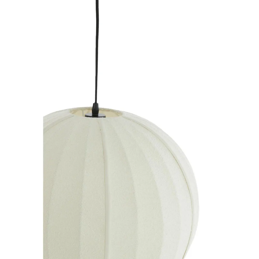 Light & Living hanglamp Zagori - wit - Ø35cm