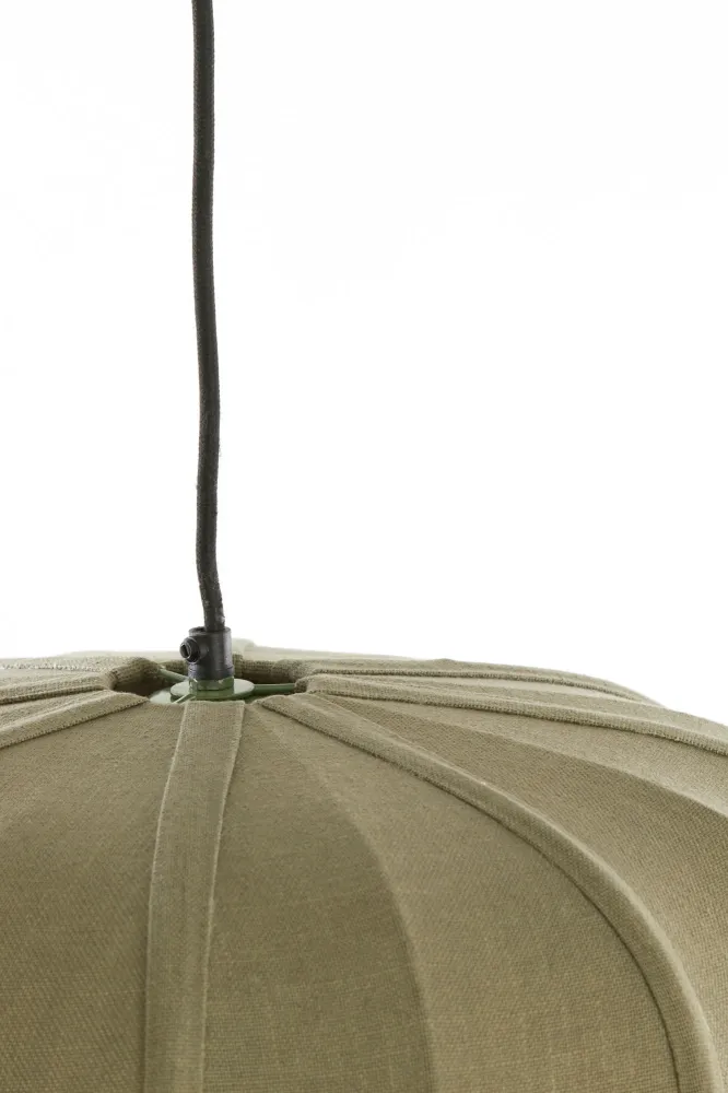 Light & Living hanglamp ZUBEDO - groen - Ø49.5x38cm