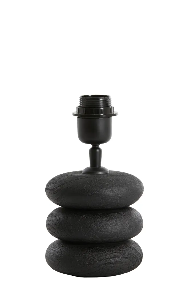 Light & Living lampvoet BUDONGO - Ø12x12cm - zwart