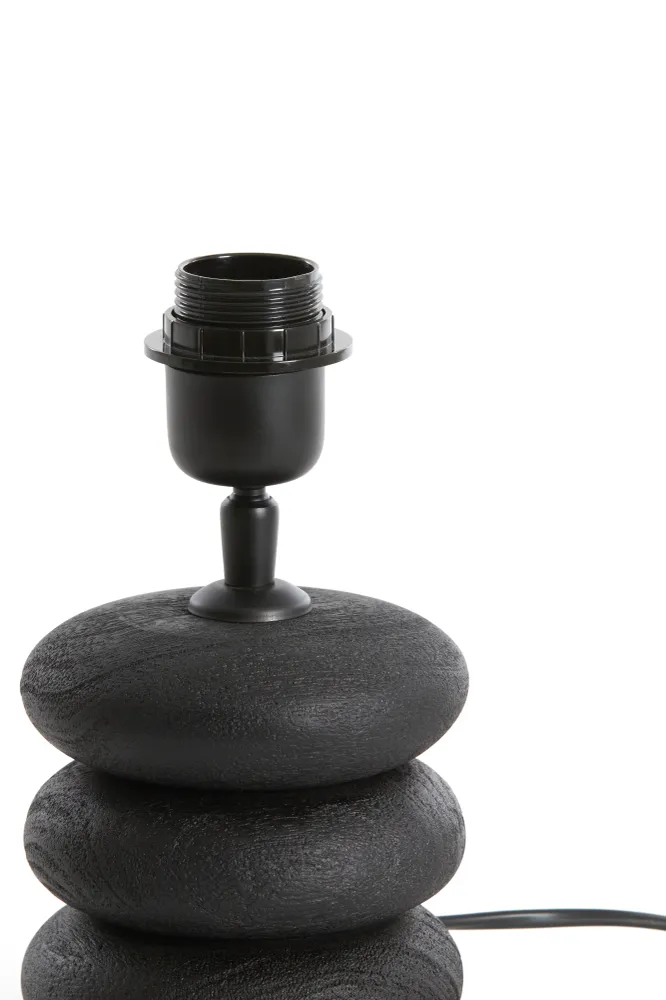 Light & Living lampvoet BUDONGO - Ø12x12cm - zwart