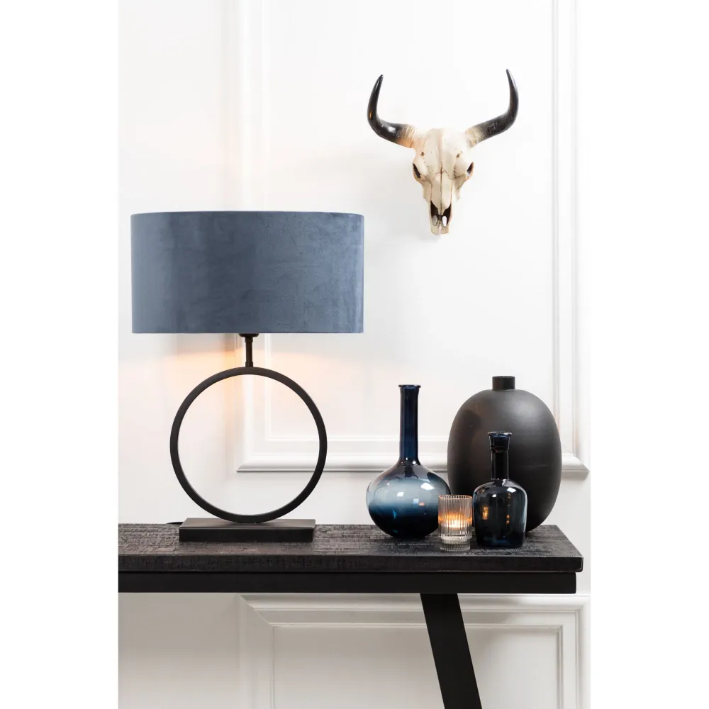 Light & Living lampvoet Liva - zwart - 30x10x42cm