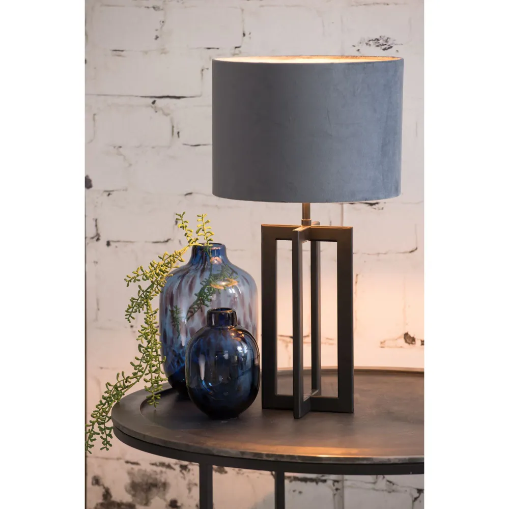 Light & Living lampvoet Mace - zwart - 15x15x35cm