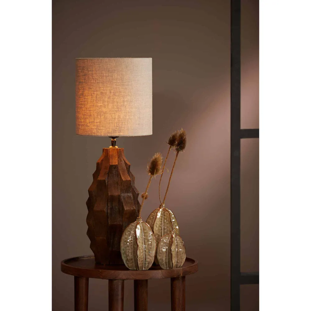 Light & Living lampvoet Takabe - bruin - Ø20cm