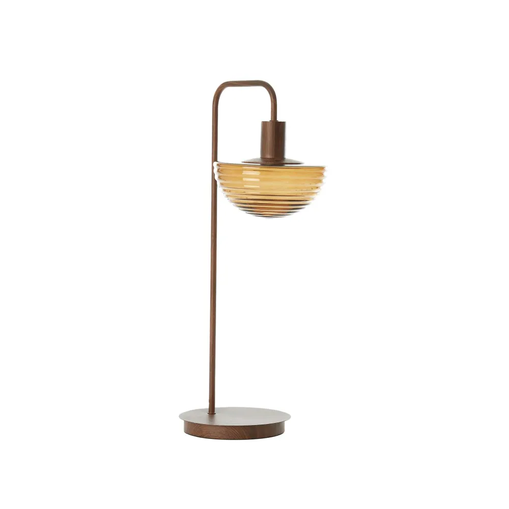 Light & Living tafellamp Baylie - bruin - 30x20x61cm