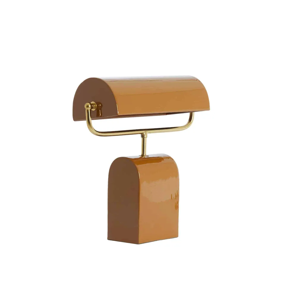 Light & Living tafellamp Cardona - bruin - 35x15.5x38cm