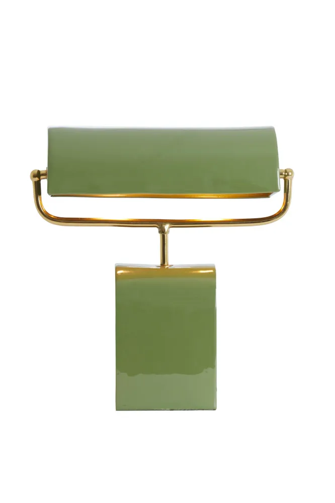 Light & Living tafellamp CARDONA - groen - 35x15.5x38cm