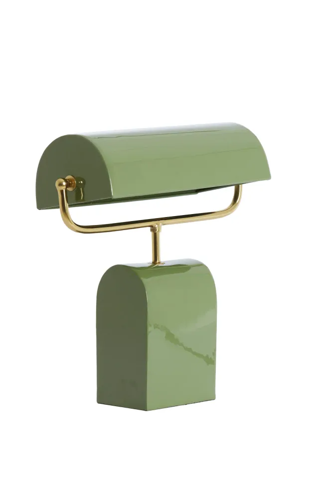 Light & Living tafellamp CARDONA - groen - 35x15.5x38cm
