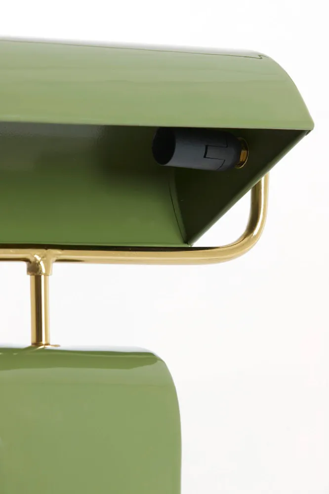 Light & Living tafellamp CARDONA - groen - 35x15.5x38cm