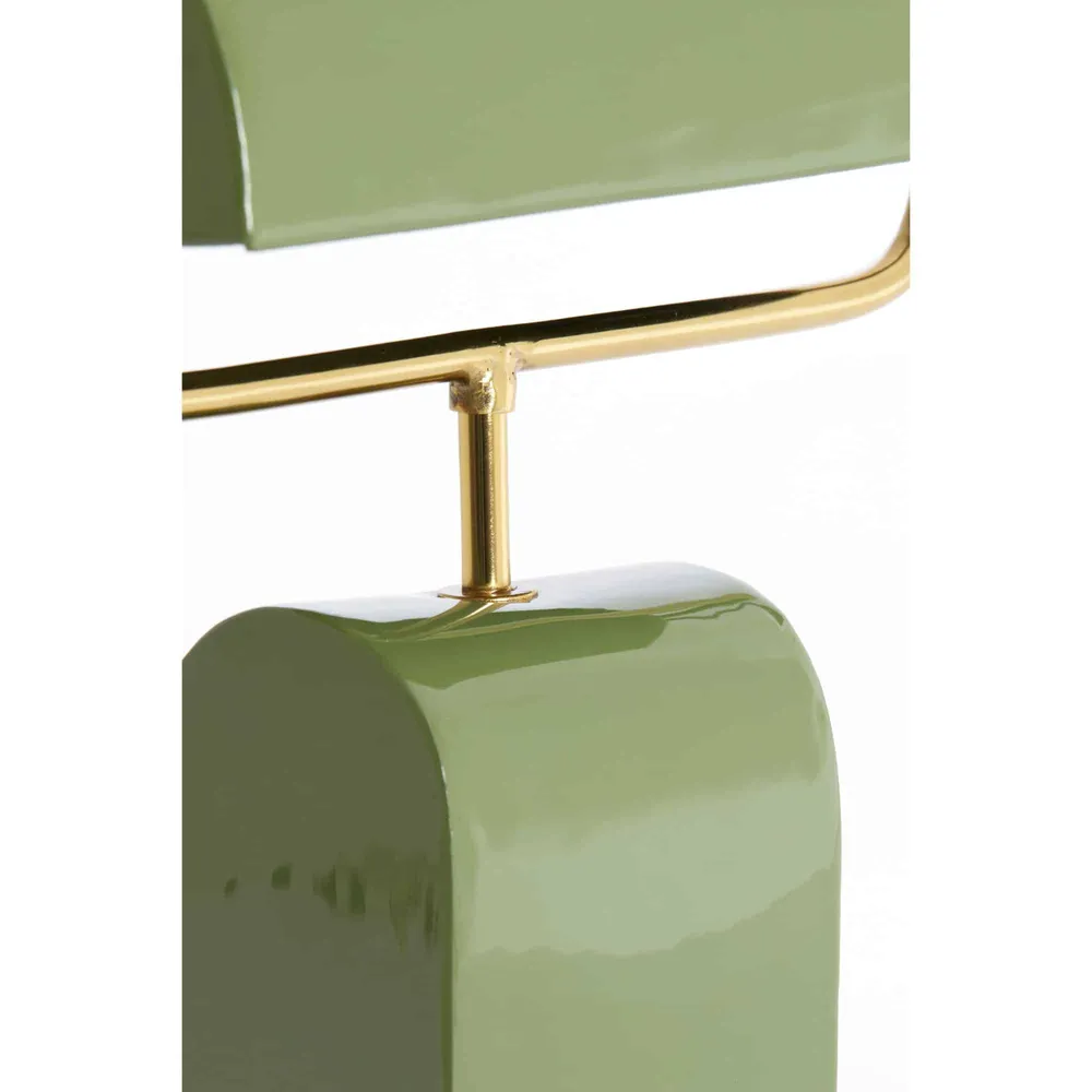 Light & Living tafellamp Cardona - groen - 35x15.5x38cm